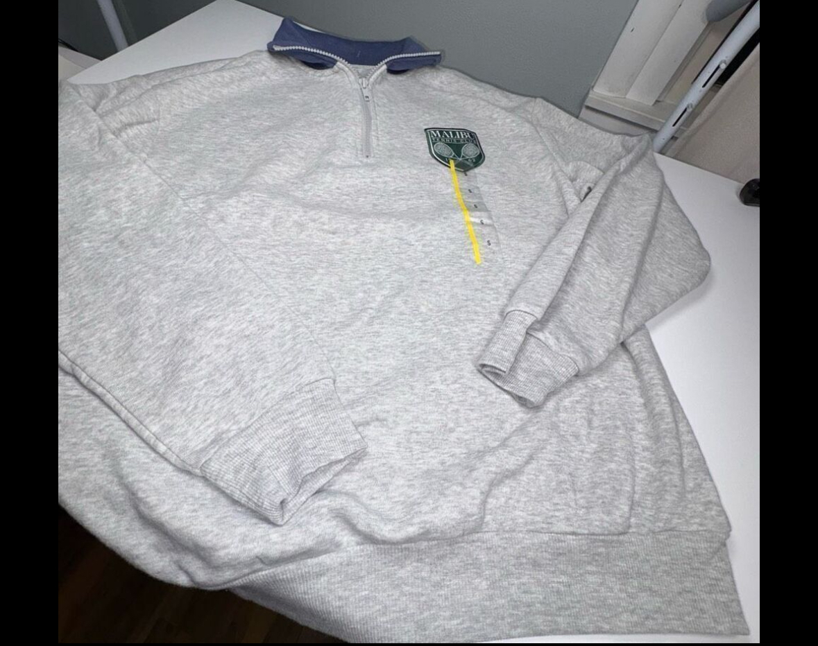 Women's 1/4 Zip Malibu Tennis Club Pullove