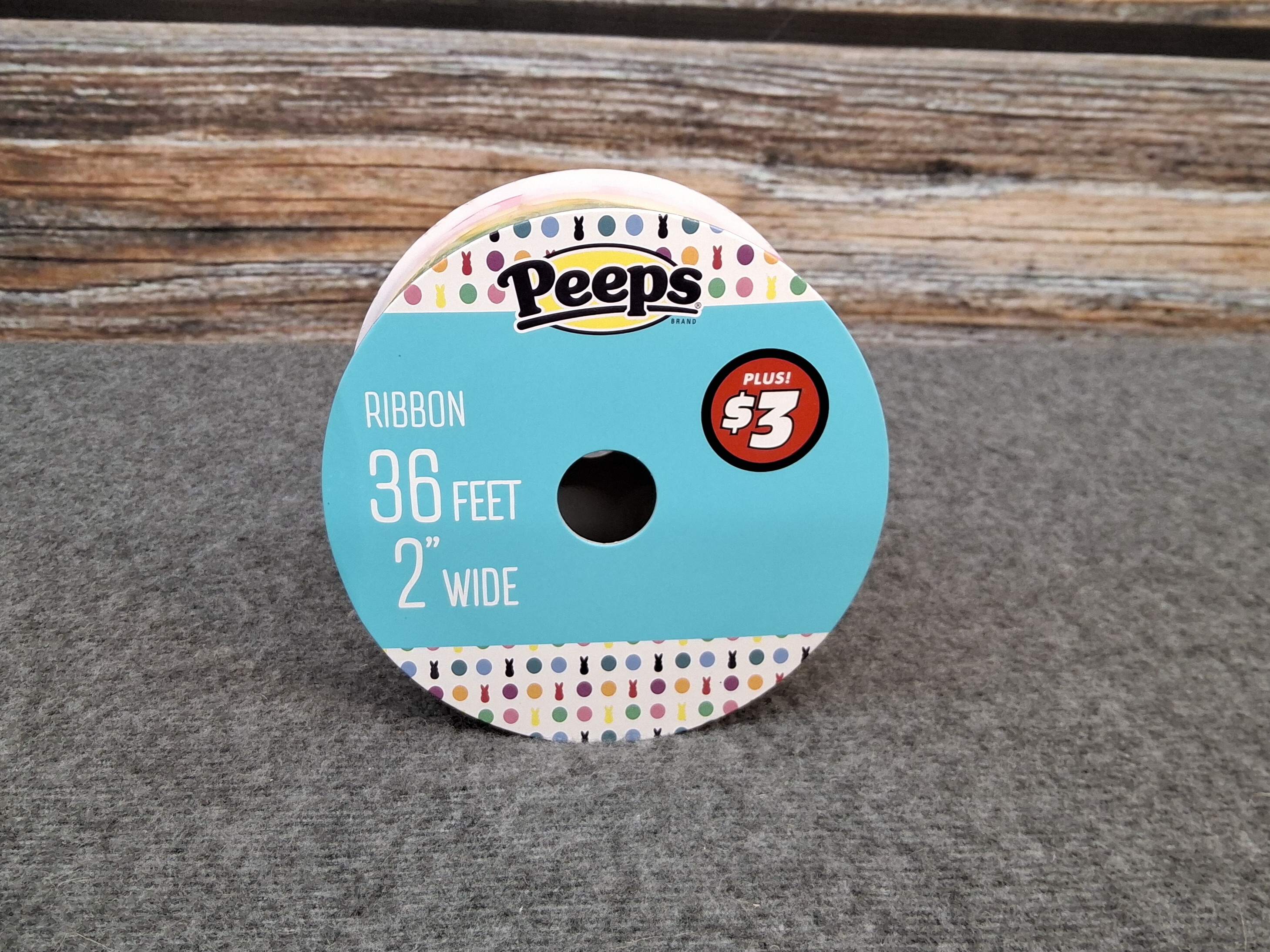 Peeps Ribbon Roll – Bunny Print, 2in x 36ft