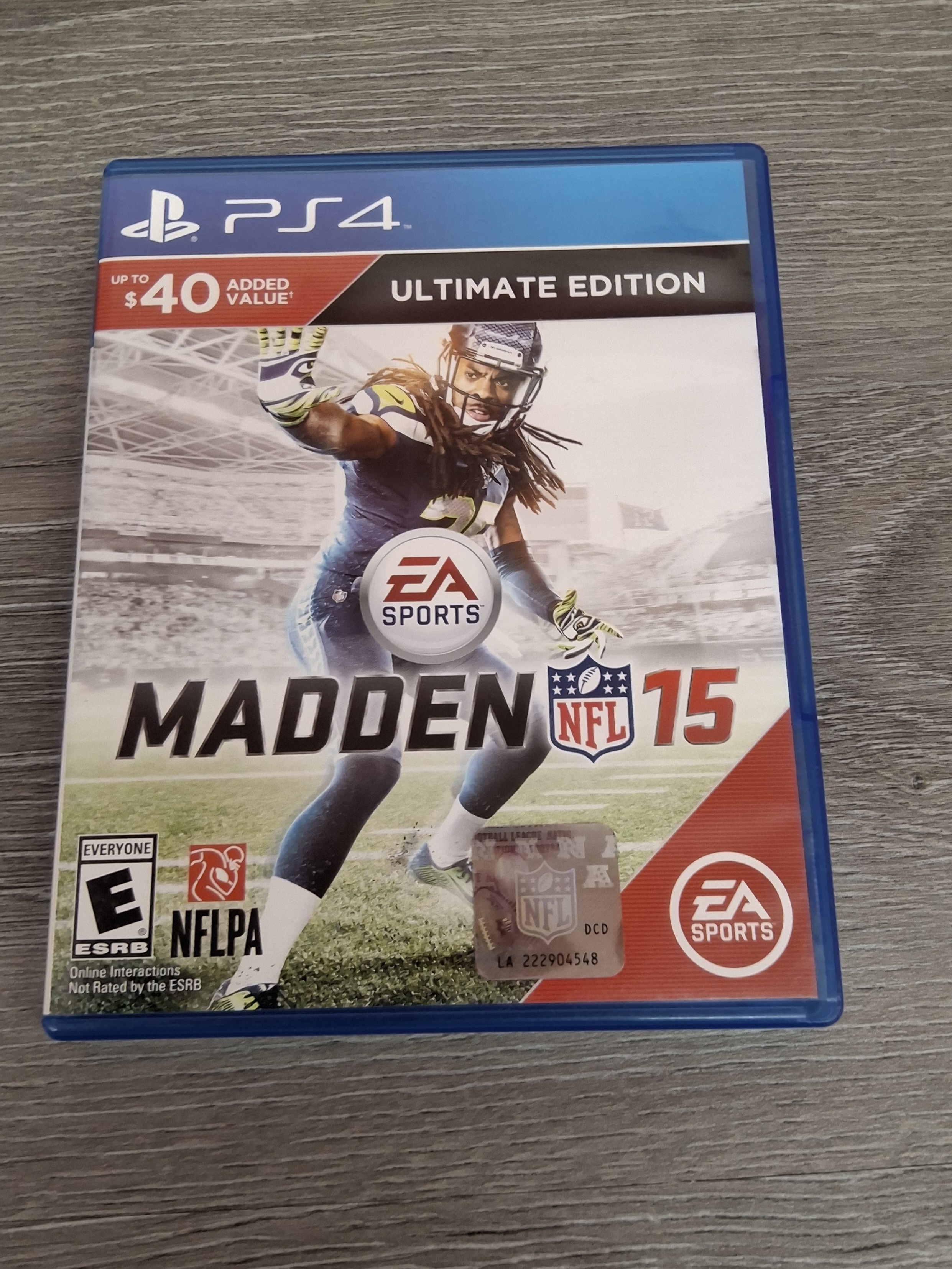 PlayStation 4 Game – Minor Scratches, Untested Madden 15