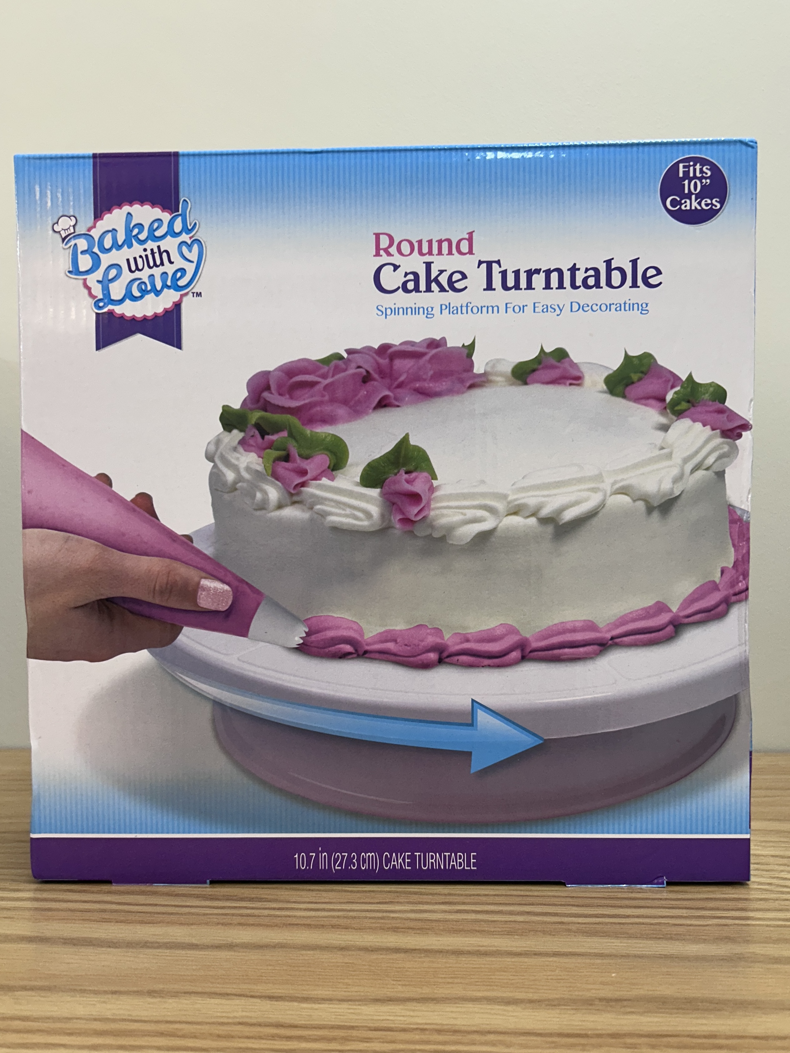 Baked with Love Round Cake Turntable