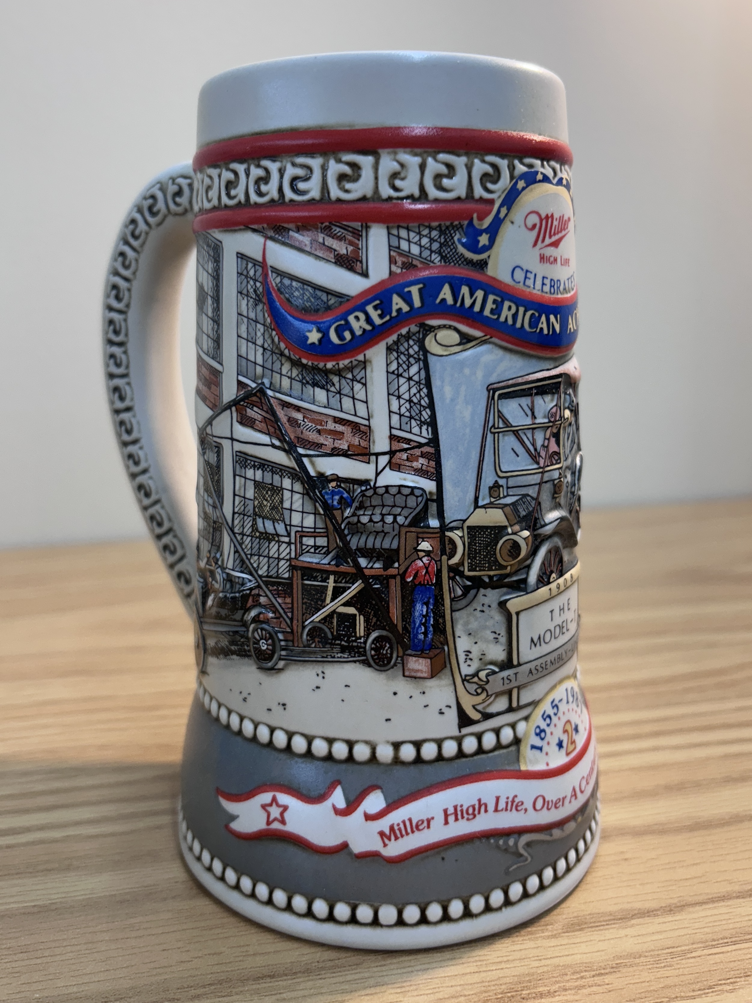 Miller High Life Beer Stein Great American Achievements