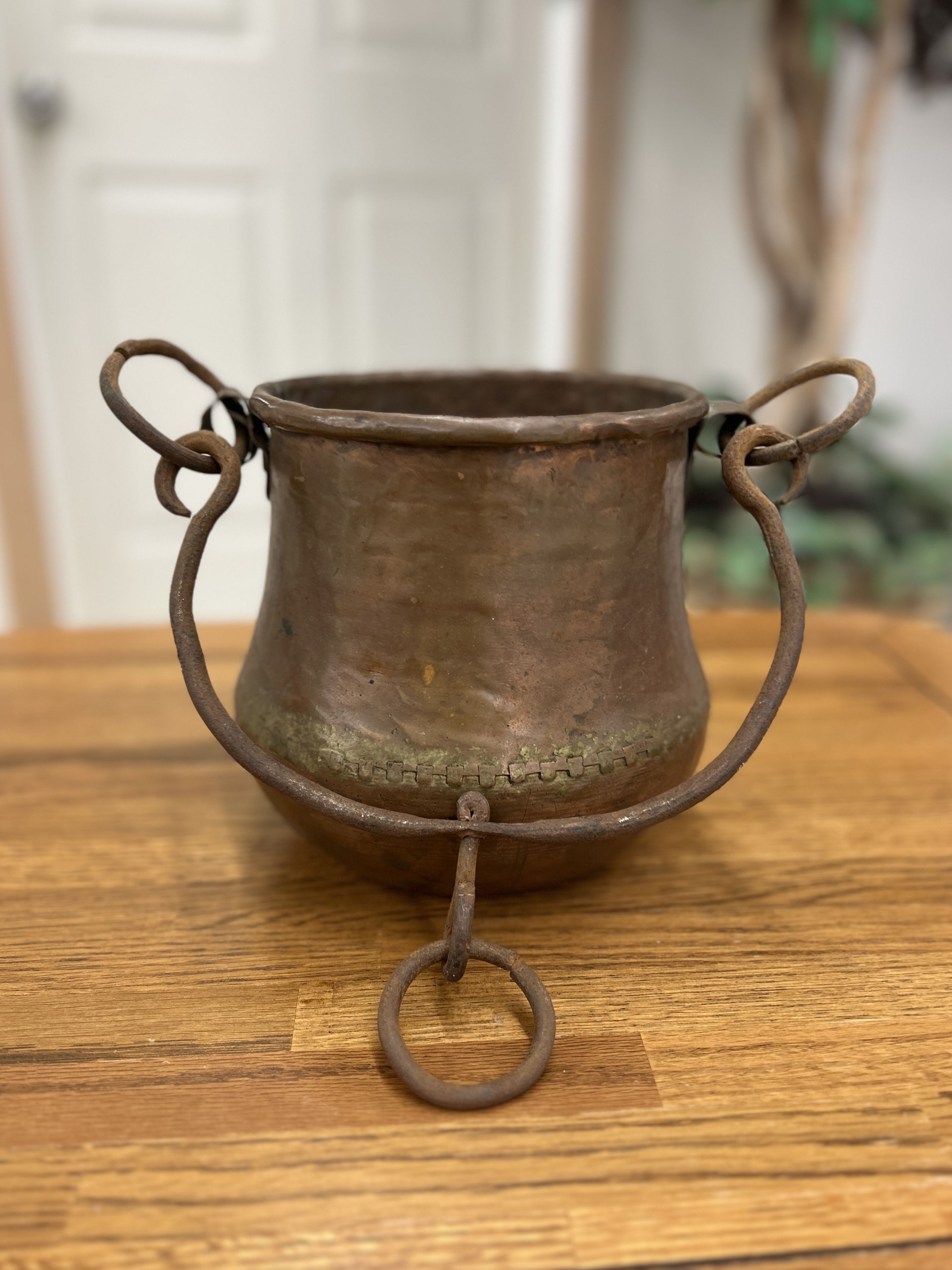 Rare Copper hanging Pot