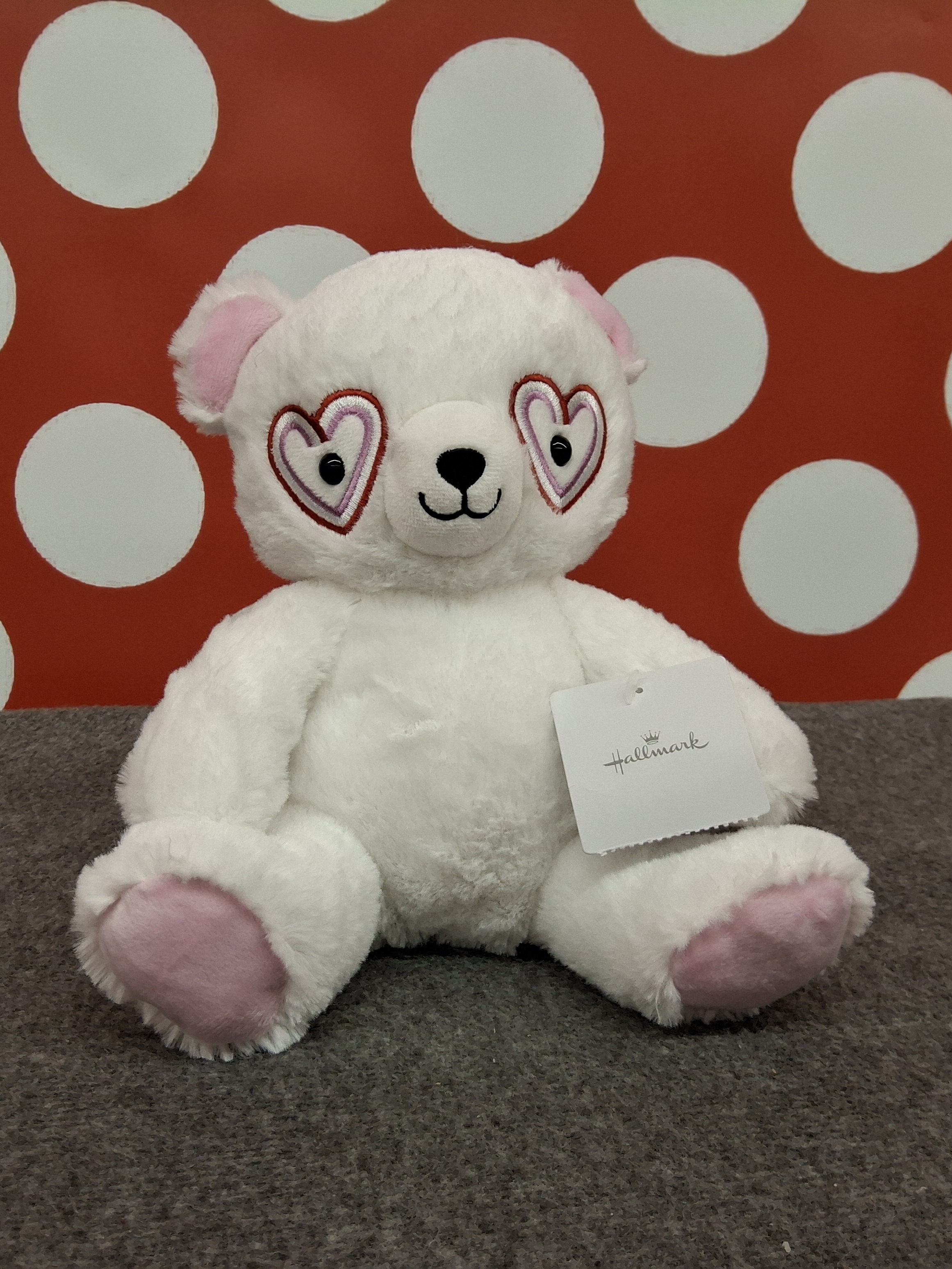 Hallmark Heart Eyes Bear Stuffed Animal