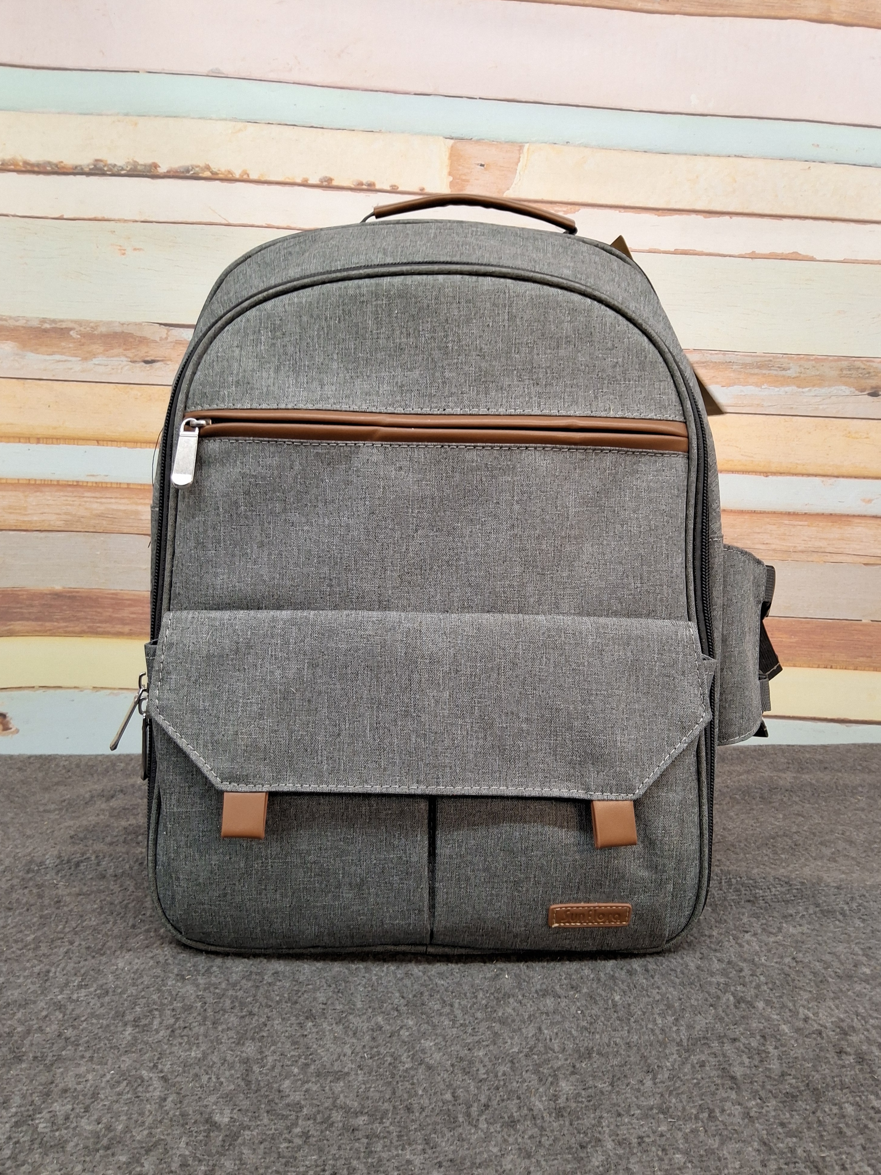 (New) Sunflora Insulated Picnic Backpack for 2 Person Bag with Cooler