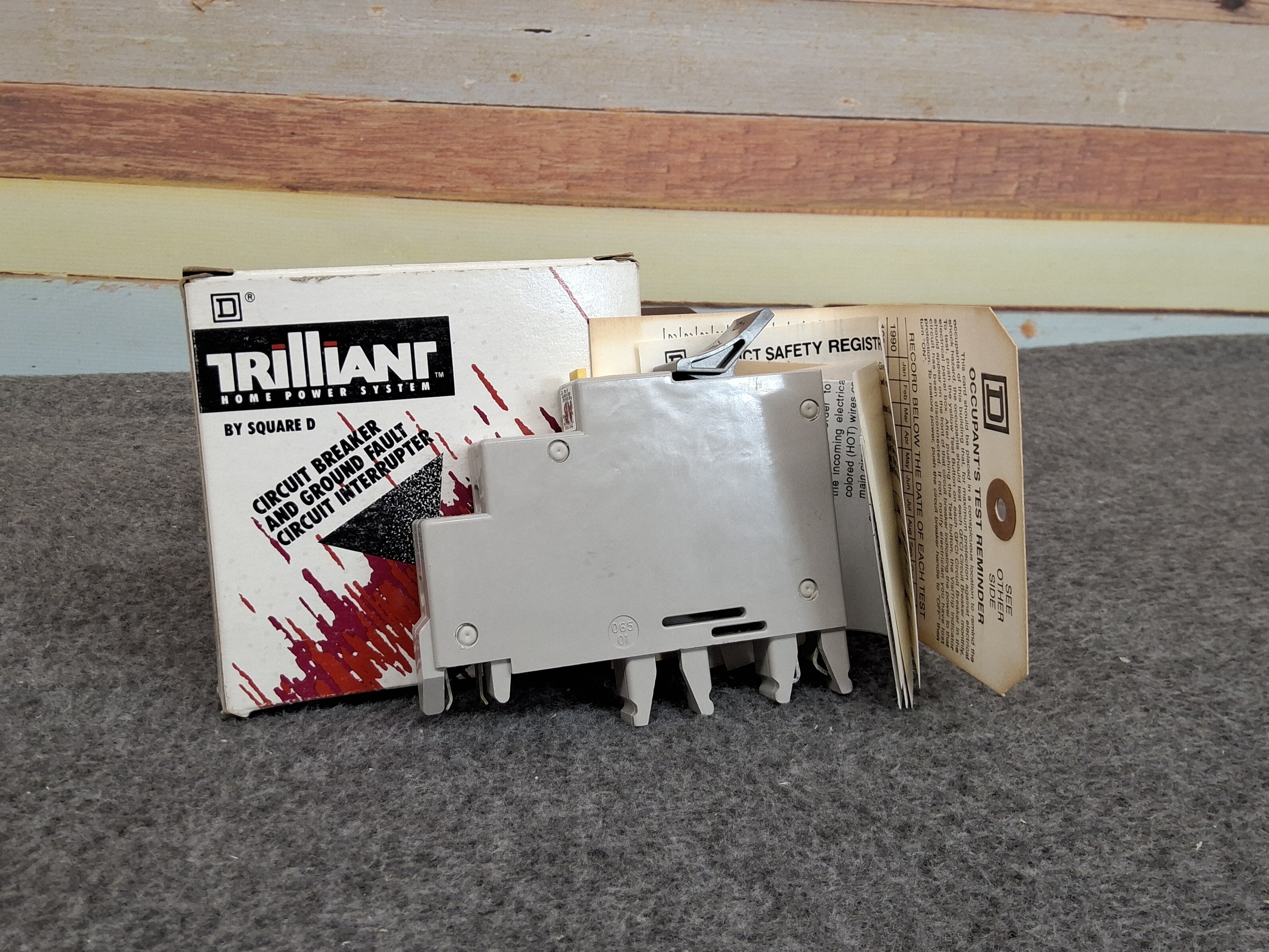 Square D Trilliant 20A Circuit Breaker with Ground Fault Protection